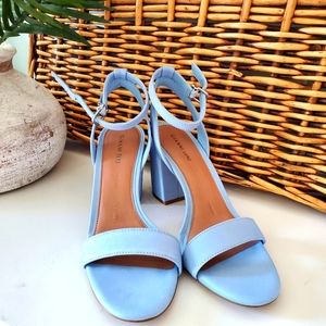 Gianni Bini baby blue block heels